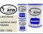 Preview: Land-Rover, Ipanema Sand Metallic, 824 / GAQ: 500ml Lackdose + 500ml Klarlack + 250ml Härter - Set, von ATW Autoteile West.